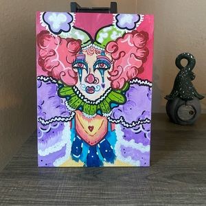 Clown painting